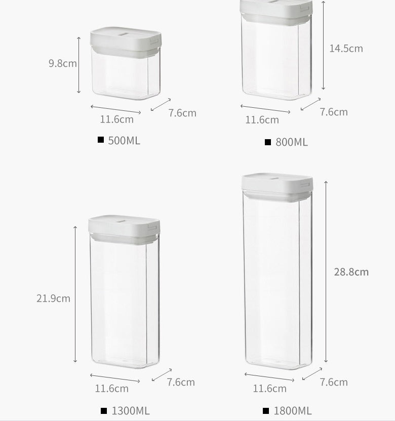 Airtight Square Jar