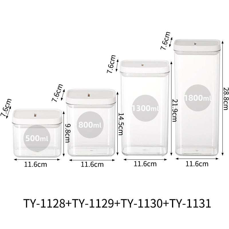 Airtight Square Jar