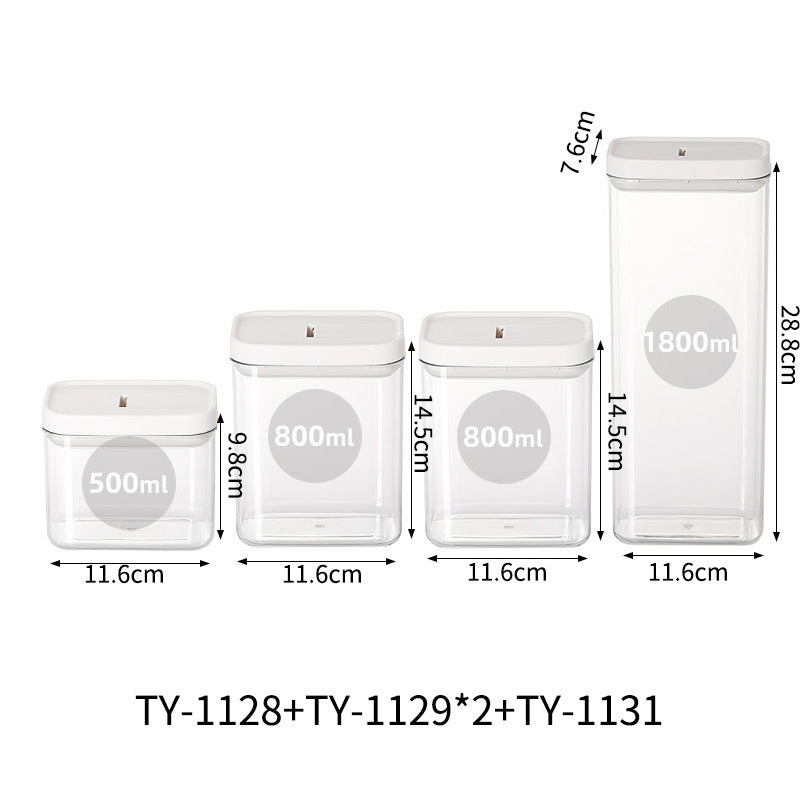 Airtight Square Jar
