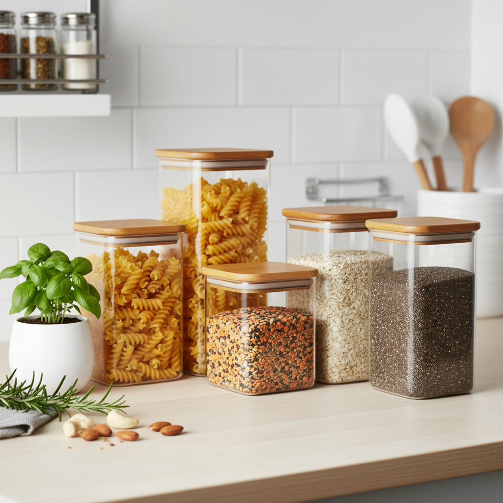 Airtight Square Jar
